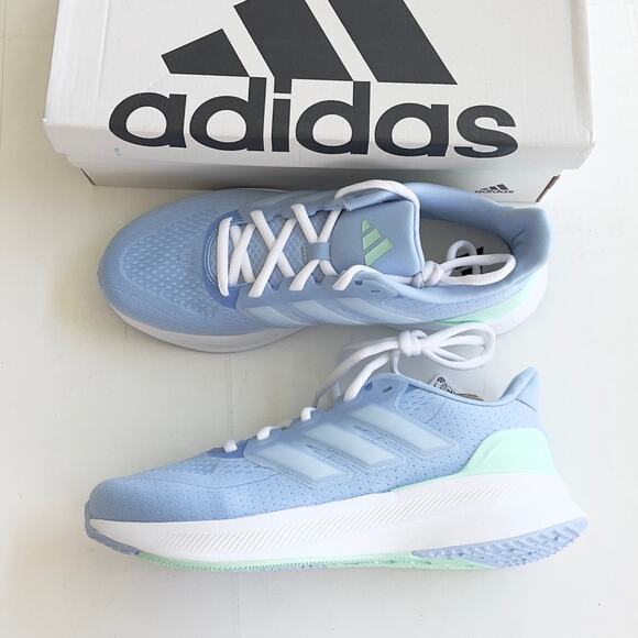 New ADIDAS UltraRun 5 Big Kids Running Shoes UNISEX SIZE 7 Blue/White - Picture 2 of 11